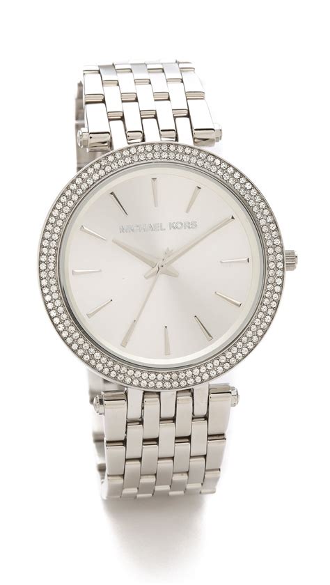 michael kors silver watch small face|michael kors watch silver price.